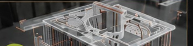 Digital 3D building model used for construction technology
